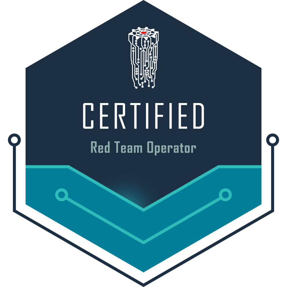 CRTO badge, Certified Red Team Operator