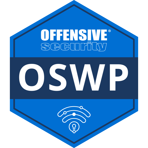 OSWP badge, OffSec Wireless Professional